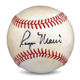 Roger Maris Single Signed American League Baseball